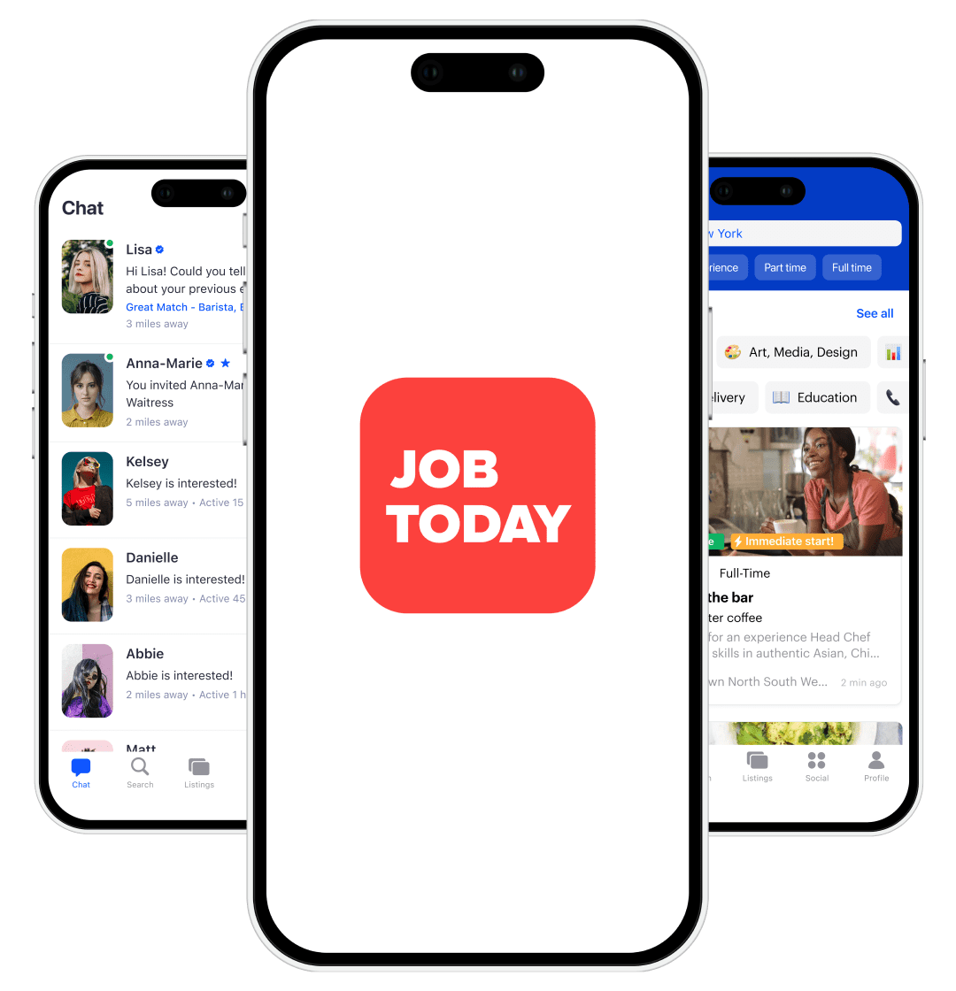 JobToday mobile application
